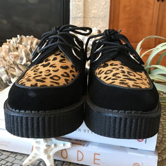 TUK  BLACK & LEOPARD VIVA LOW - Picture 3 of 16